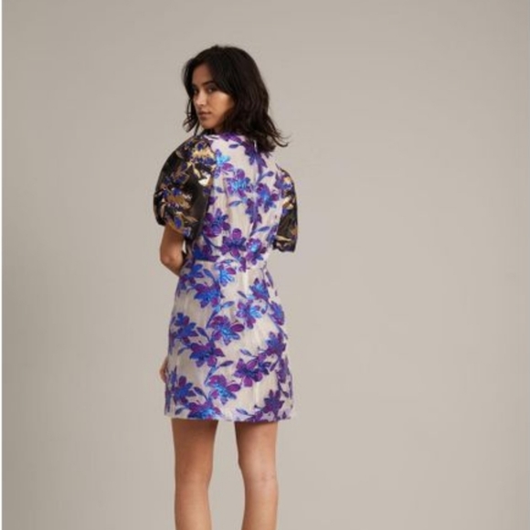 Munthe Brocade Metallic Dress - Picture 3 of 6